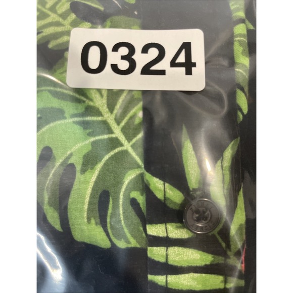 DISNEY MICKEY MOUSE MENS BUTTON SHIRT‎ SIZE Small HAWAIIAN FLORAL 2 TONE POCKET - Picture 6 of 6